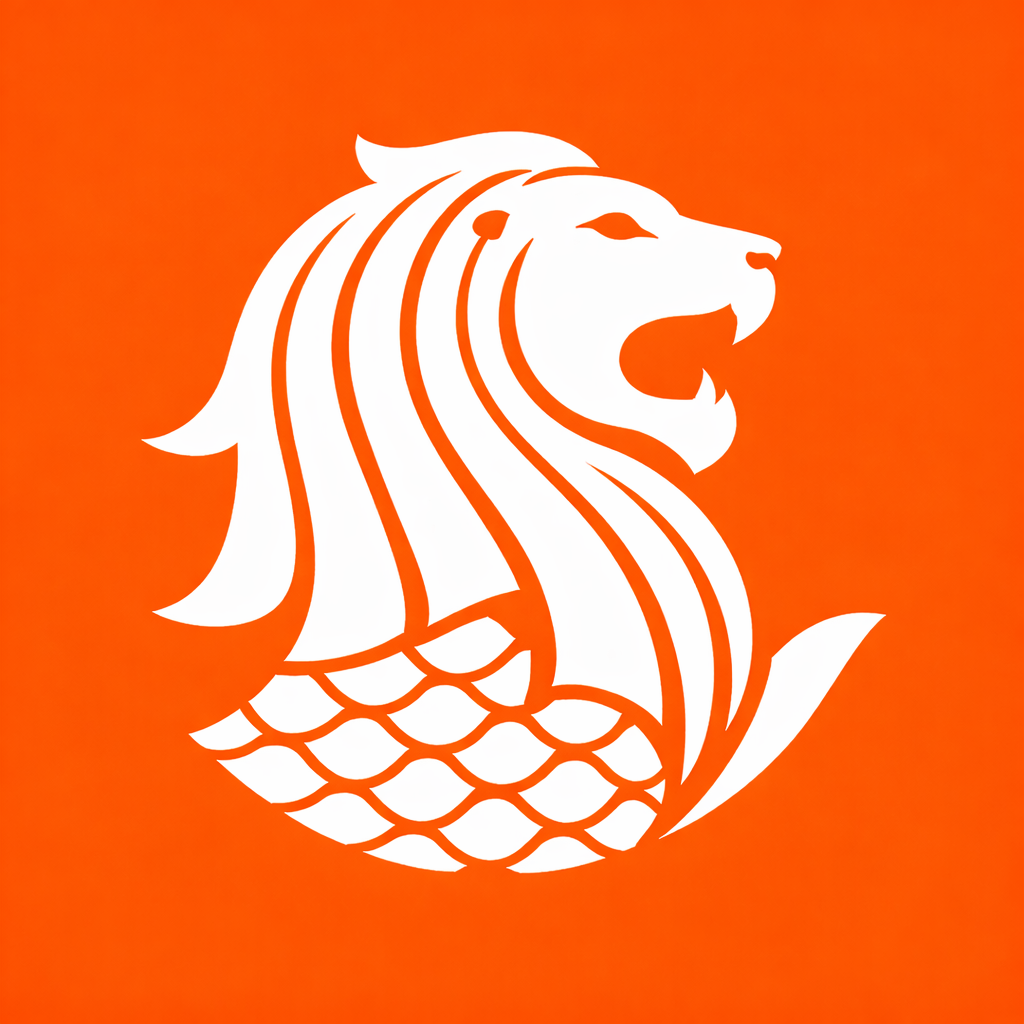 AndrewKoh.SG – Merlion Logo