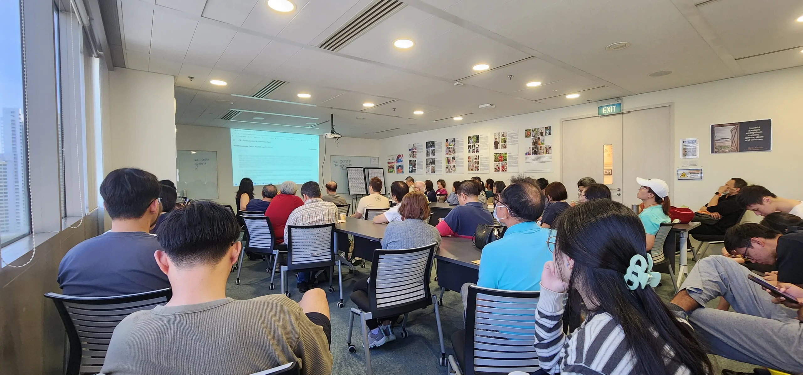 Packed training session at the Silver Generation Office on active ageing and support for seniors in Singapore