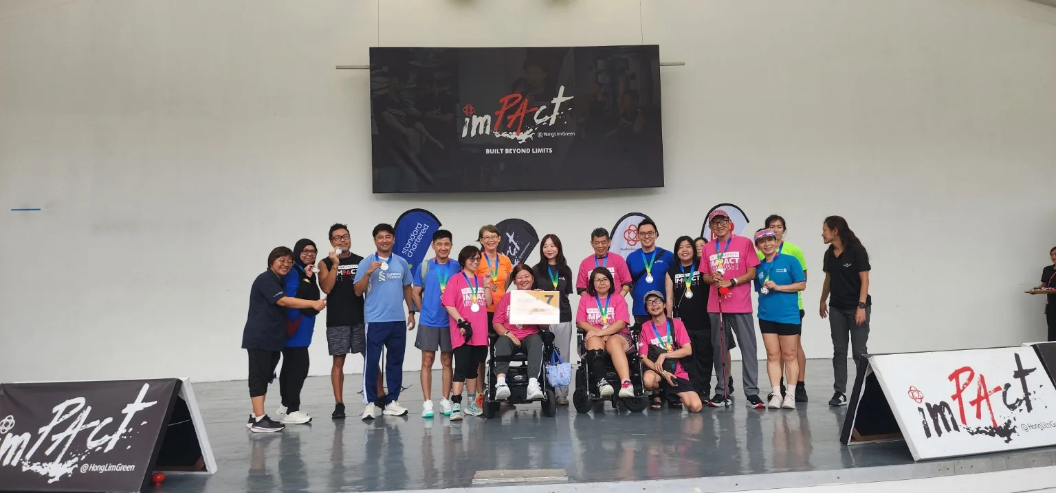 Participants, families, volunteers and supporters at Beyond Limits 2026 community event in Singapore