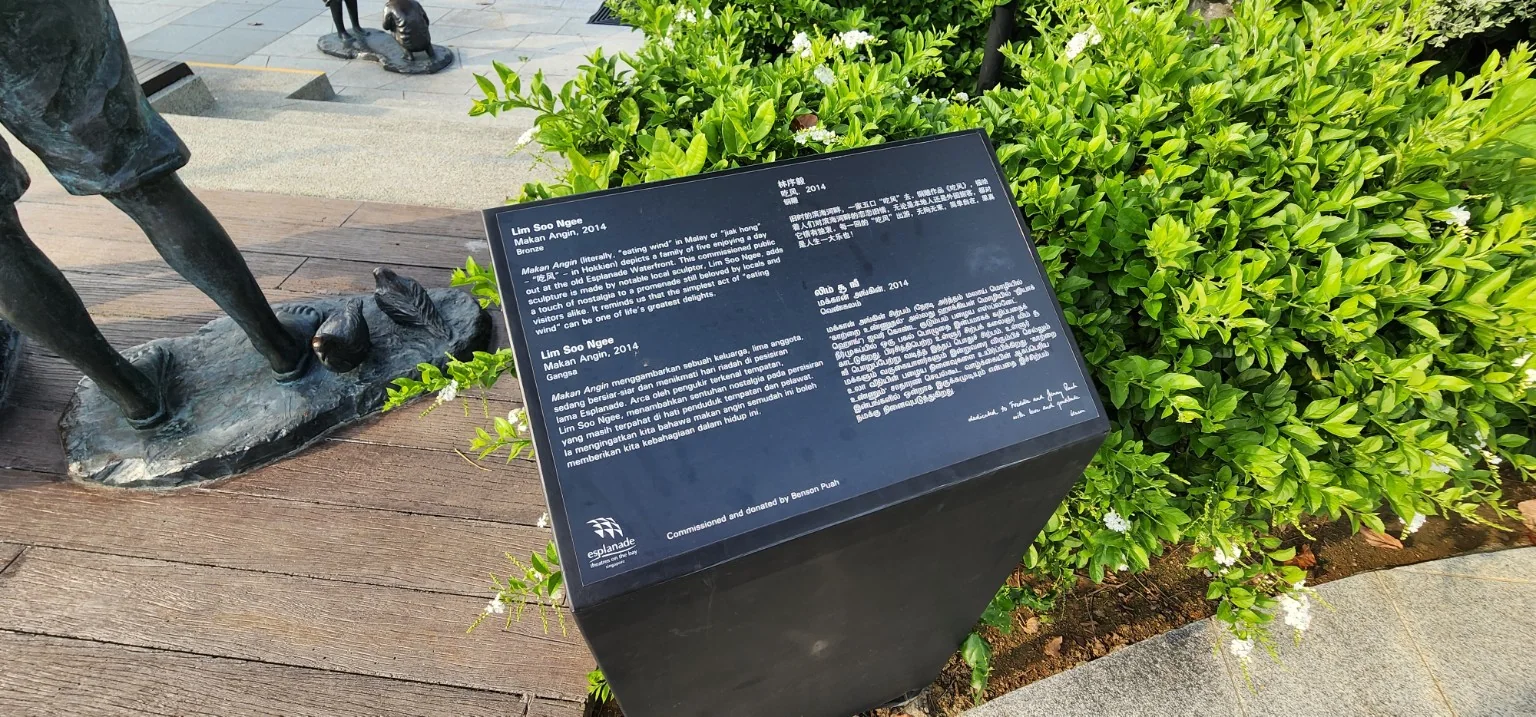 Bronze sculptures of children playing together