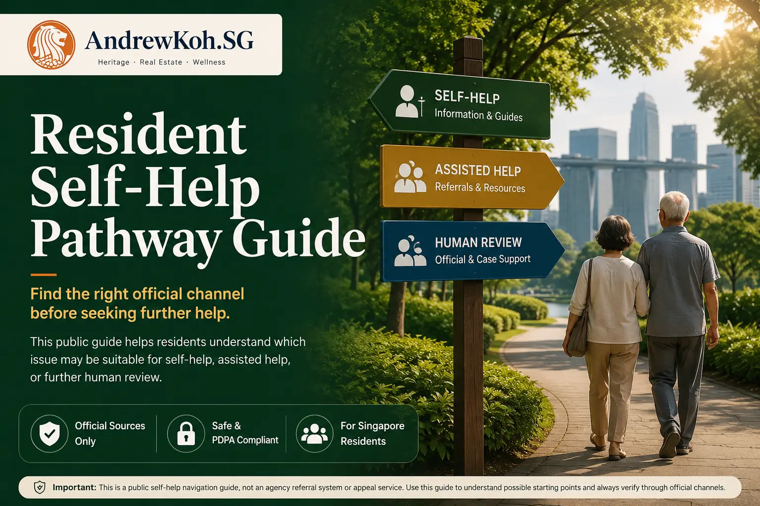 Singapore Resident Self-Help Pathway Guide