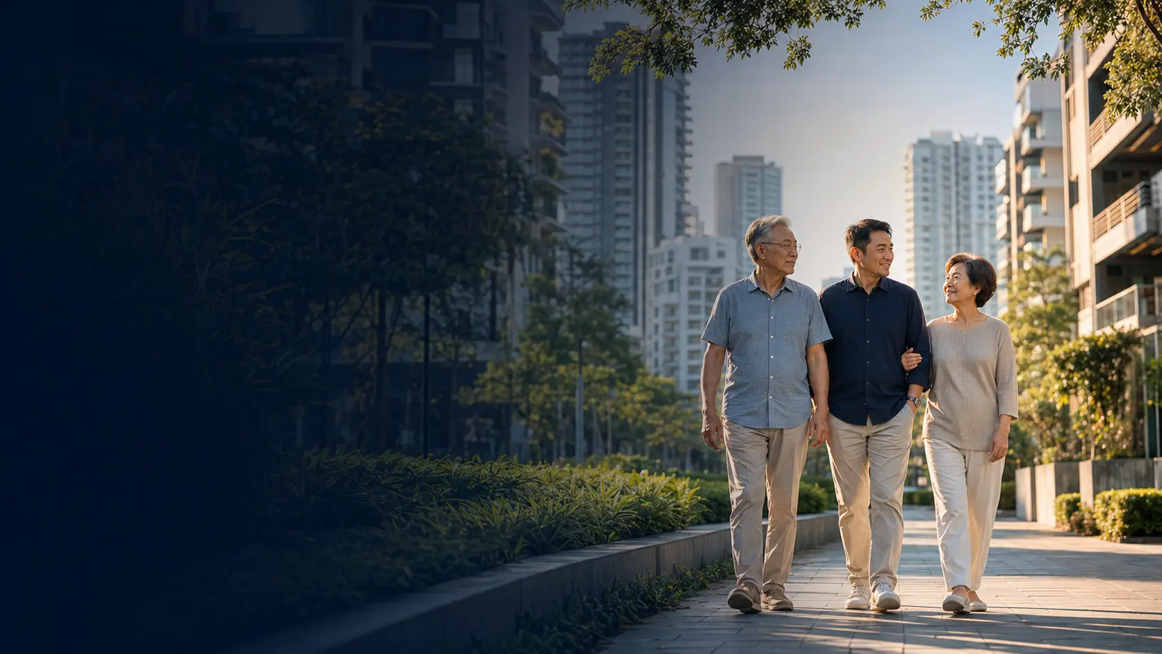Strategic Living framework in Singapore connecting housing, health, ageing, family and community
