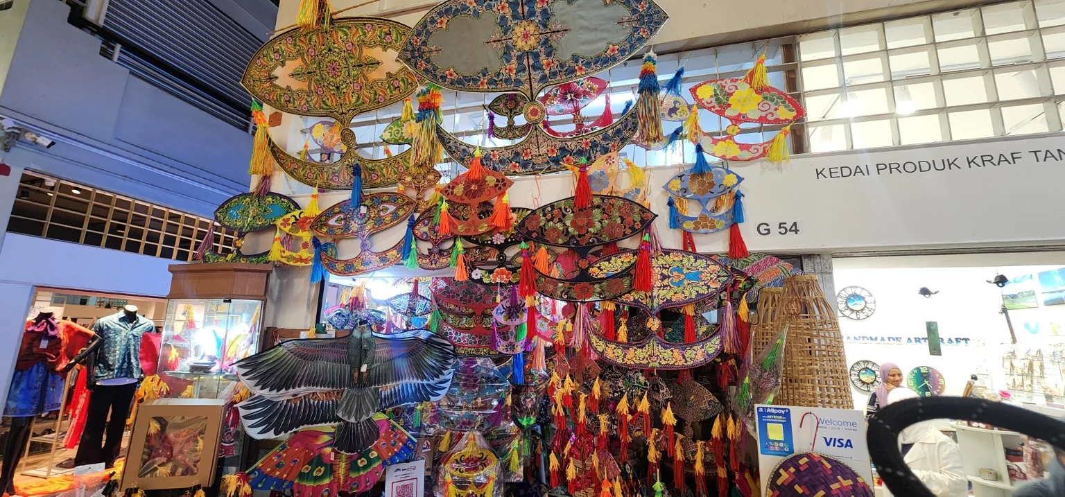 Traditional crafts and shops inside Central Market Kuala Lumpur
