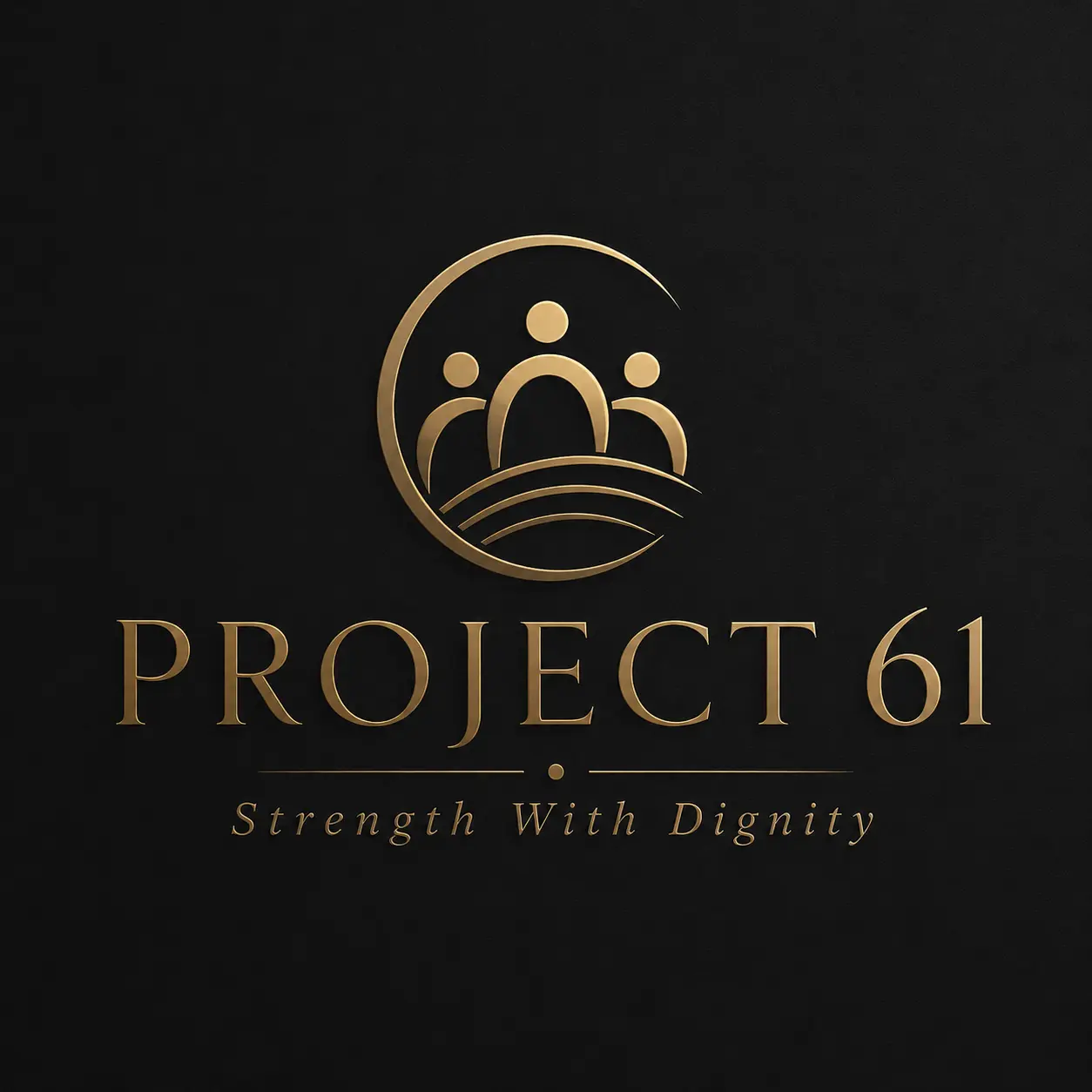 Project 61 logo — Strength With Dignity