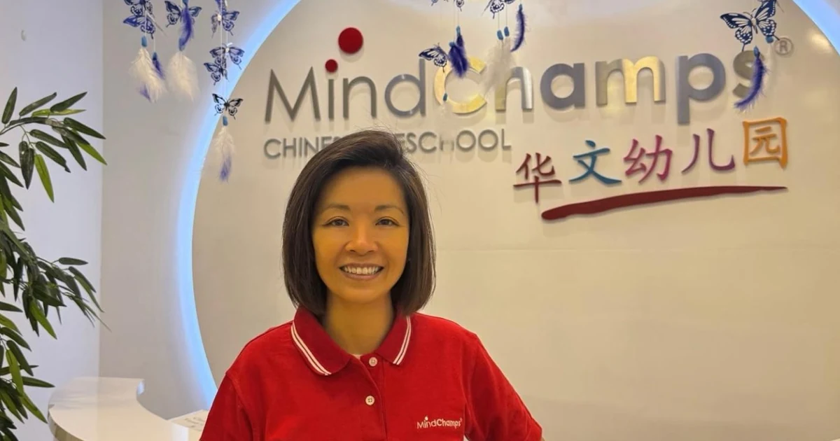 Jocelyn Goh, Principal Jo, at the MindChamps Chinese PreSchool Thomson reception